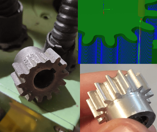 Fabricating a gear replacement