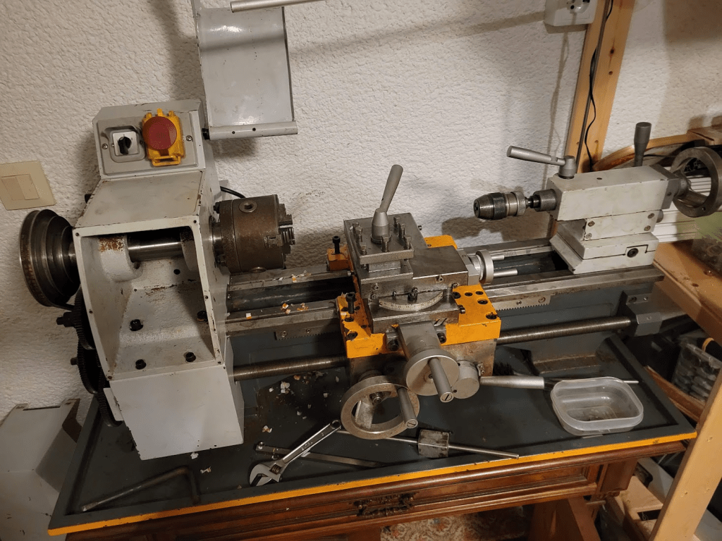 Lathe restoration after inundation